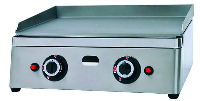 Doska s plynovým grilom, hladká 6,4 kW RQG30952