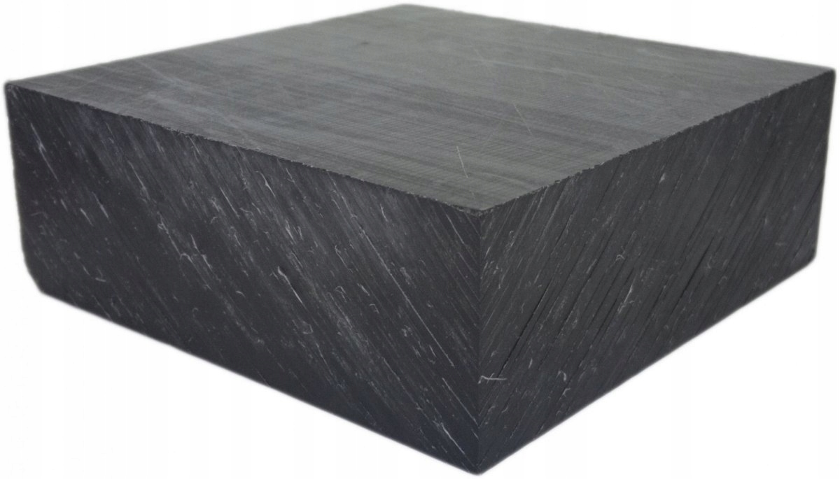Polyamidová doska PA6 + MoS2, čierna 12x150x150 mm
