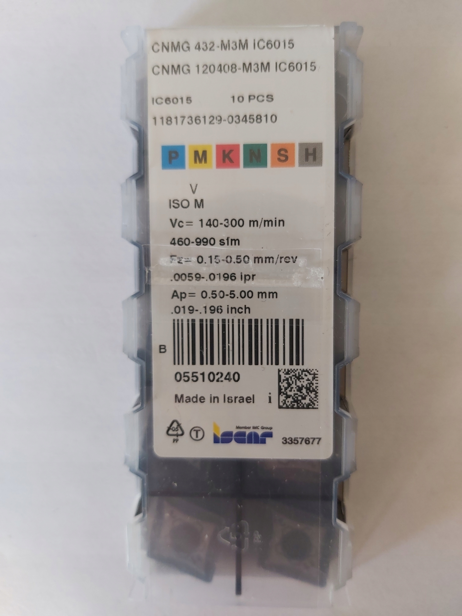 Doska CNMG 120408 M3M IC6015 ISCAR