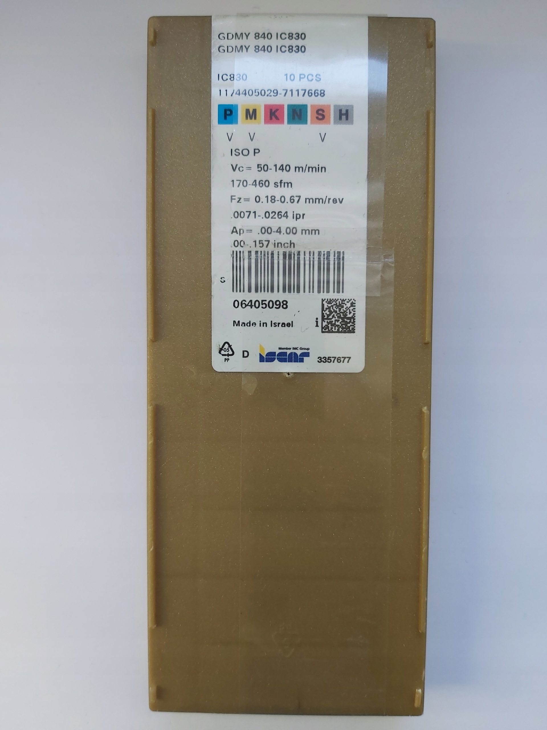 Doska GDMY 840 IC830 ISCAR