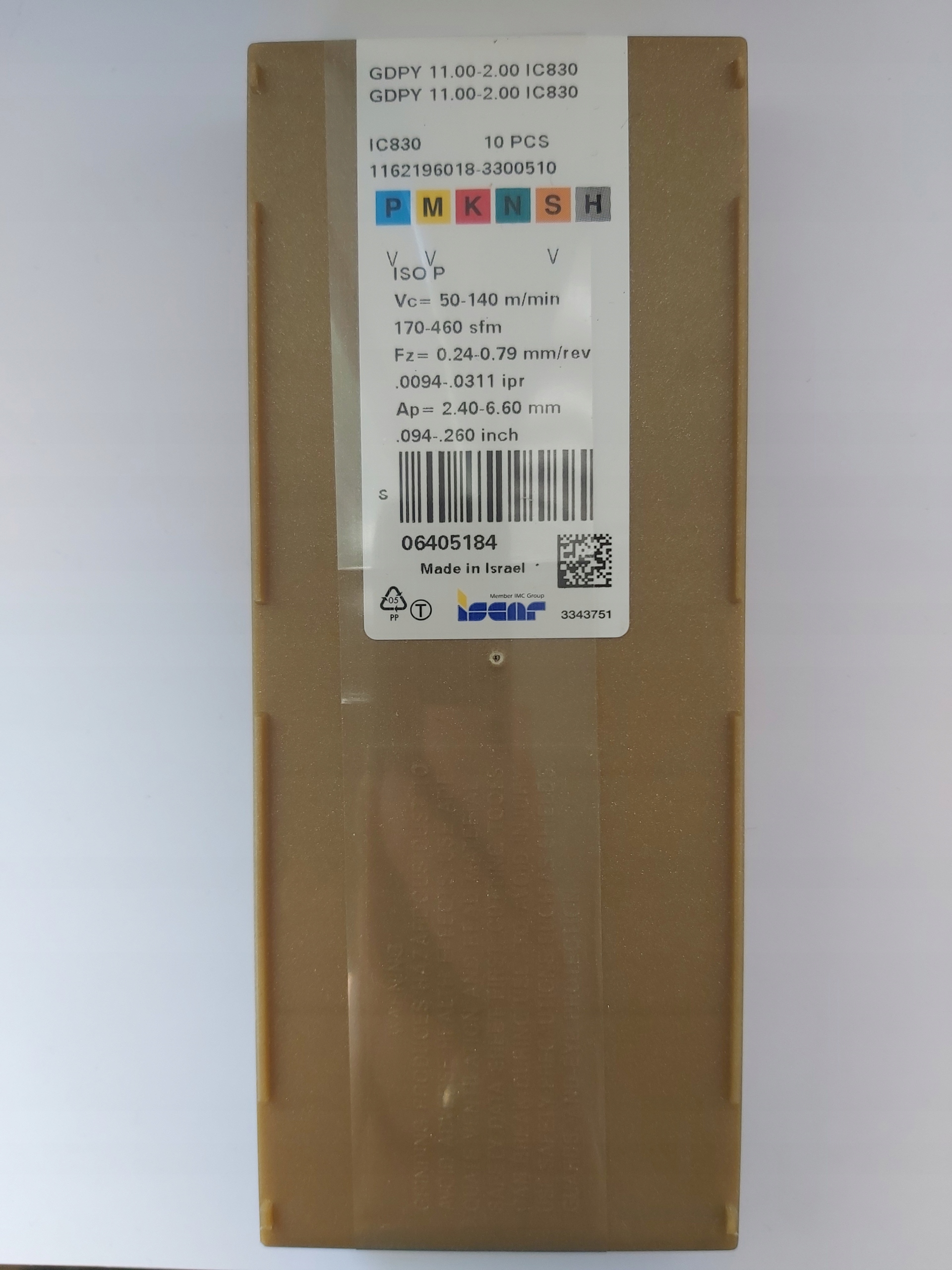 Doska GDPY 11,00-2,00 IC830 ISCAR
