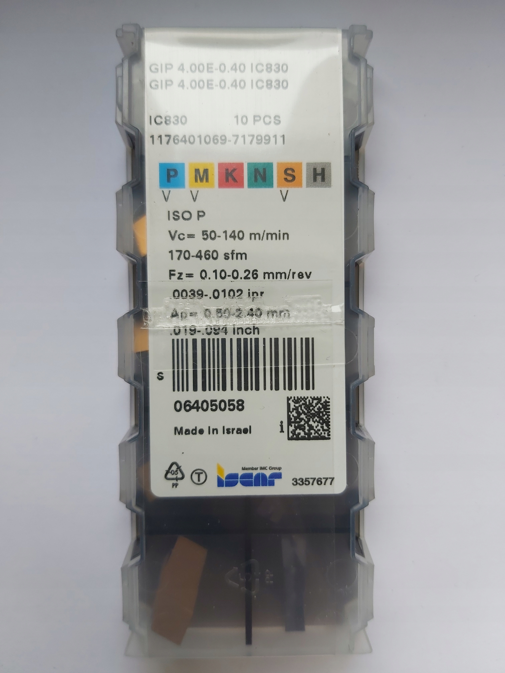 Doska GIP 4,00E-0,40 IC830 ISCAR