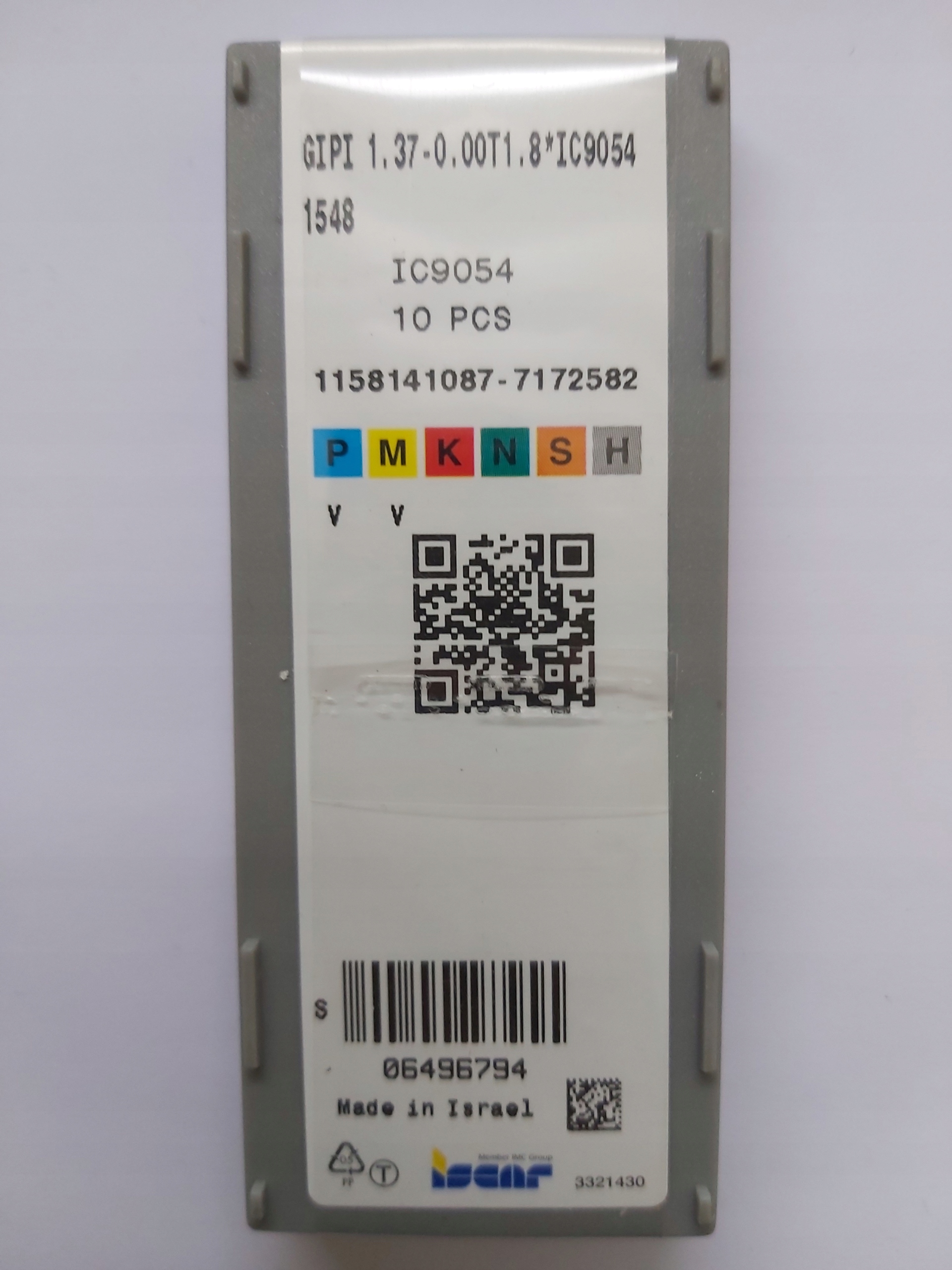 Doska GIPI 1.37-0.00T1.8 IC9054 ISCAR