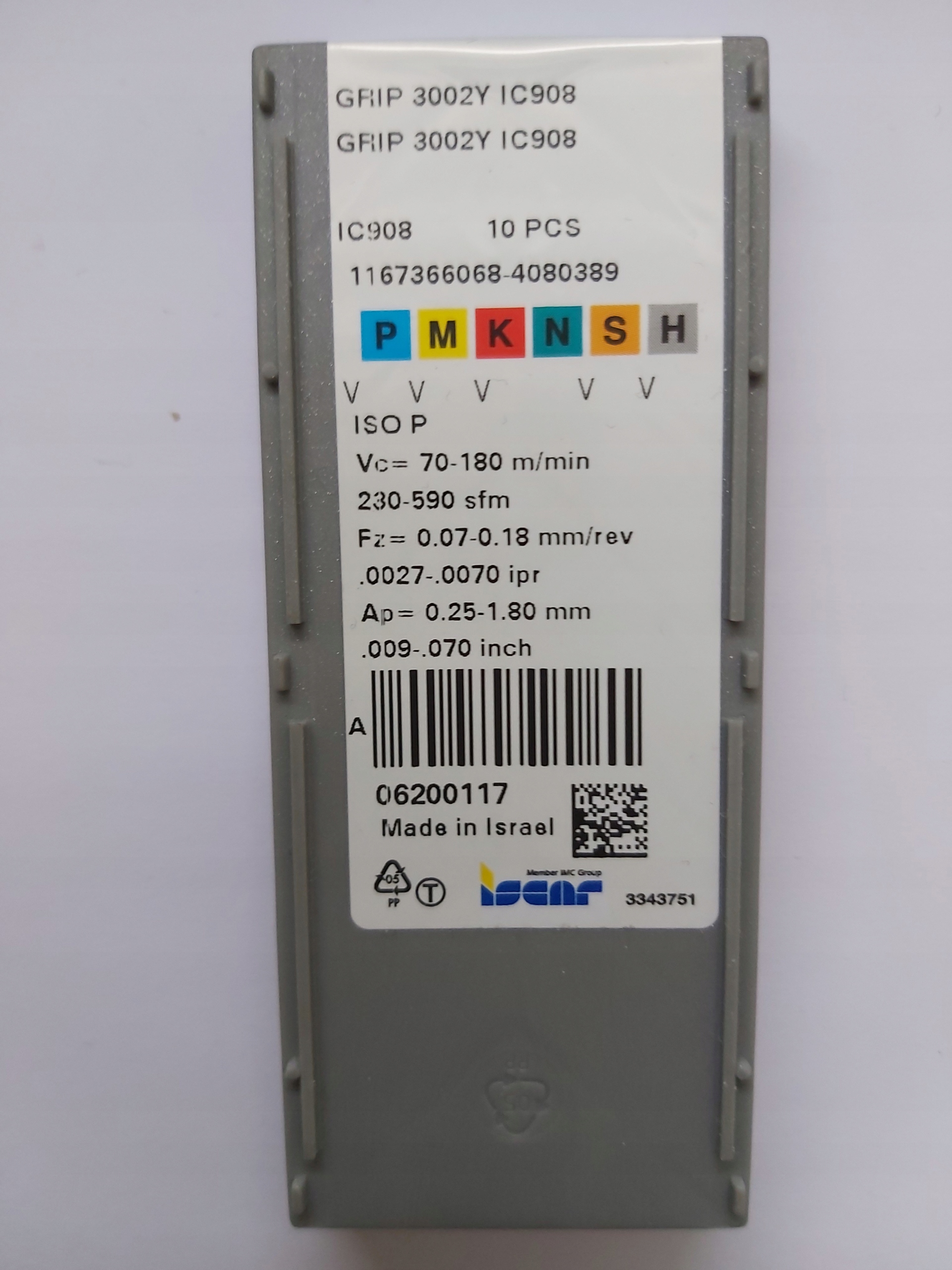 Doska GRIP 3002Y IC908 ISCAR