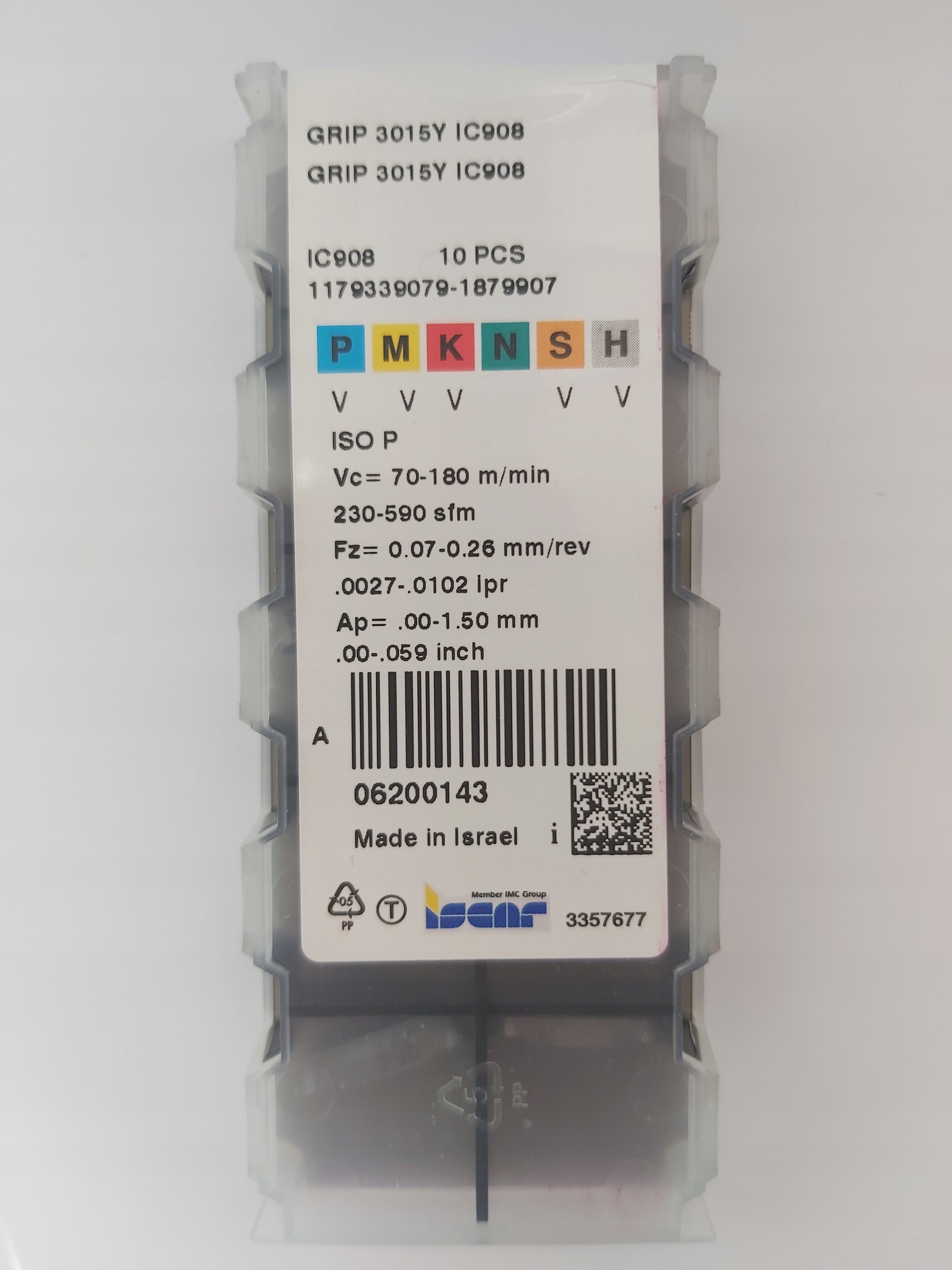Doska GRIP 3015Y IC908 ISCAR