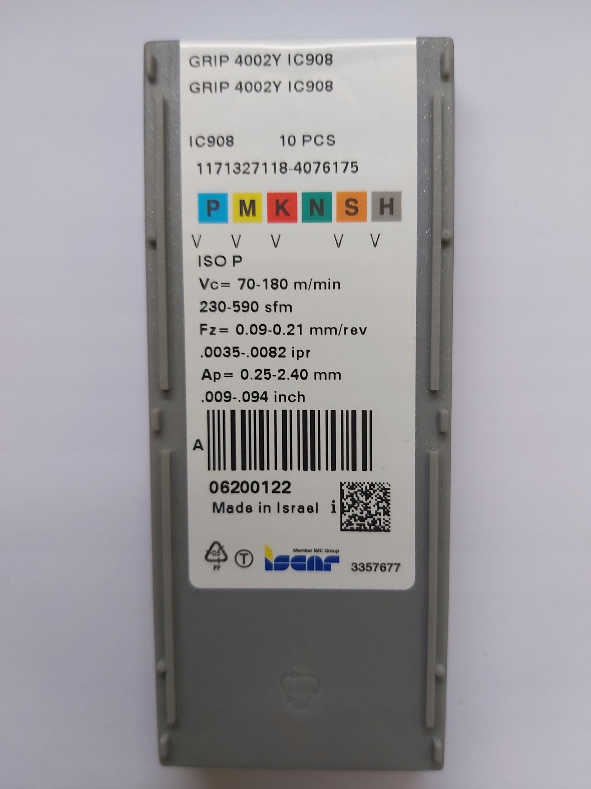 Doska GRIP 4002Y IC908 ISCAR
