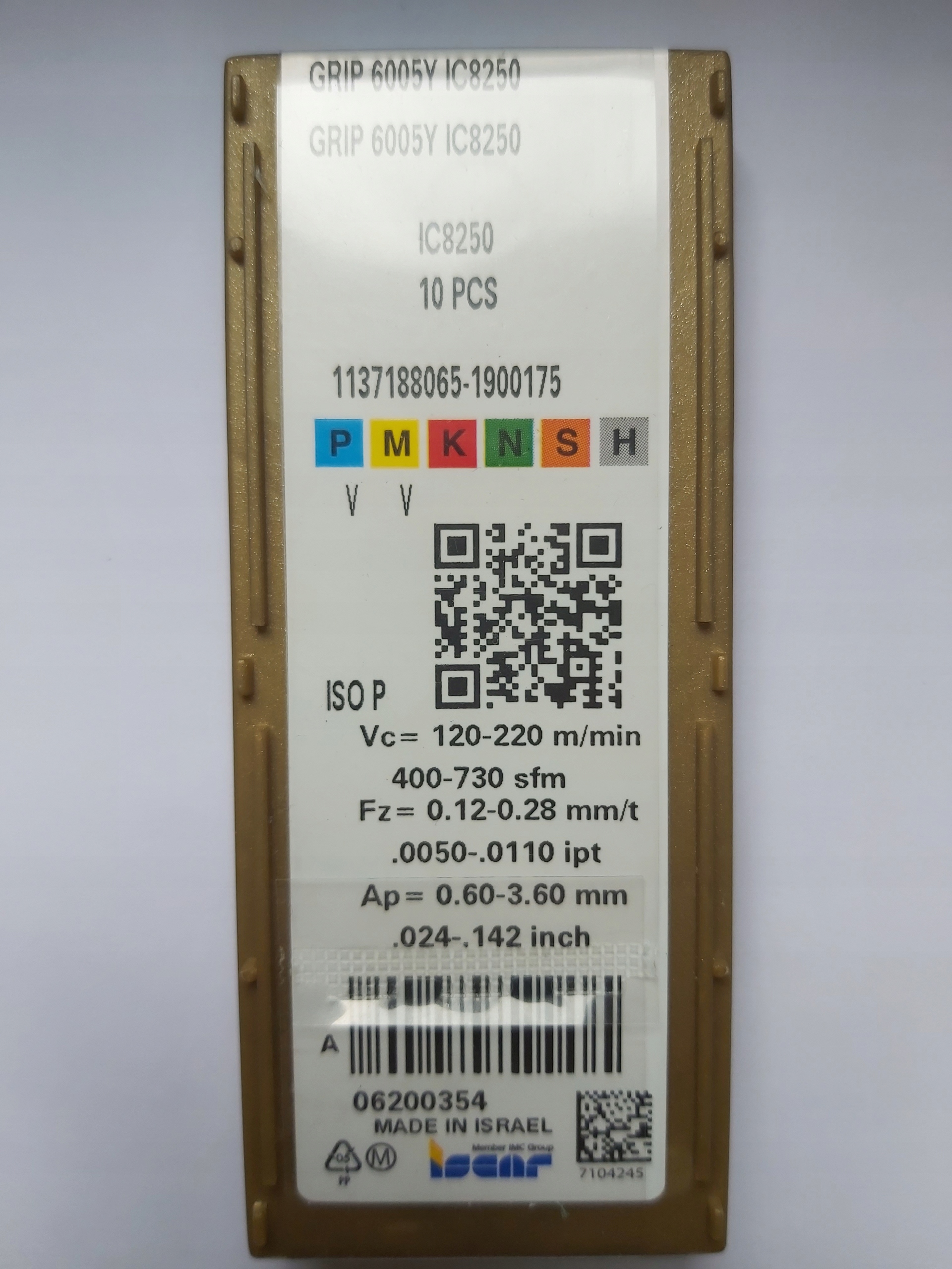 Doska GRIP 6005Y IC8250 ISCAR