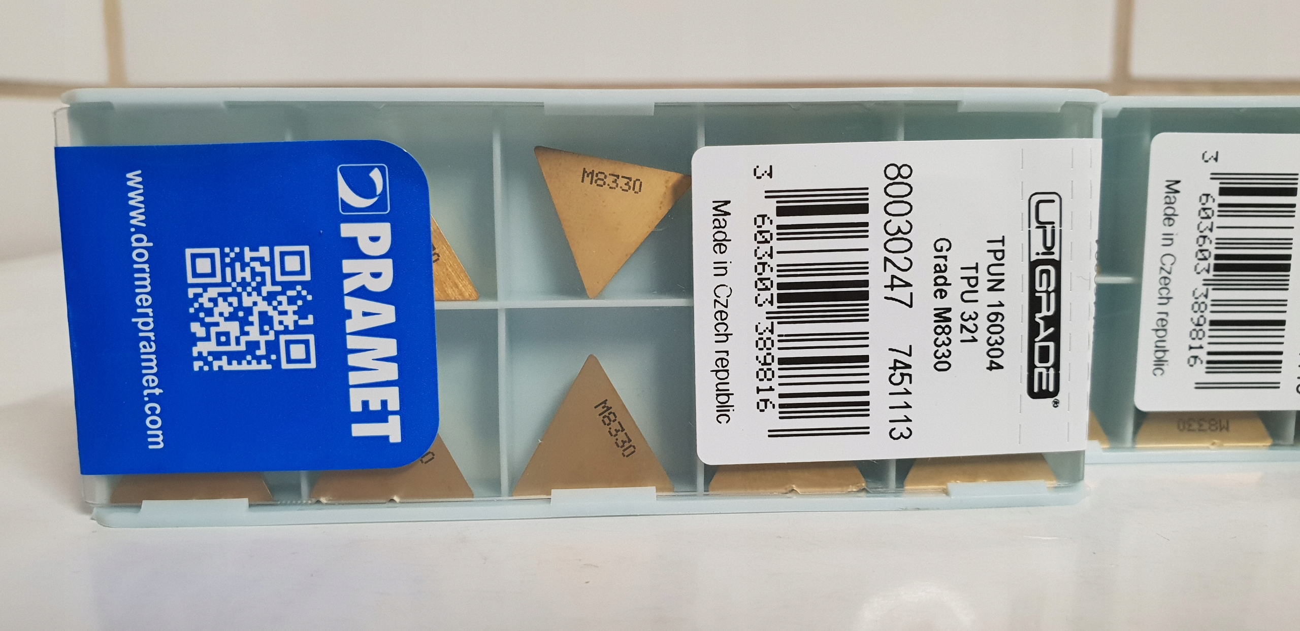 PRAMET TPUN 160304 M 8330 doska, nehrdzavejúca oceľ FV