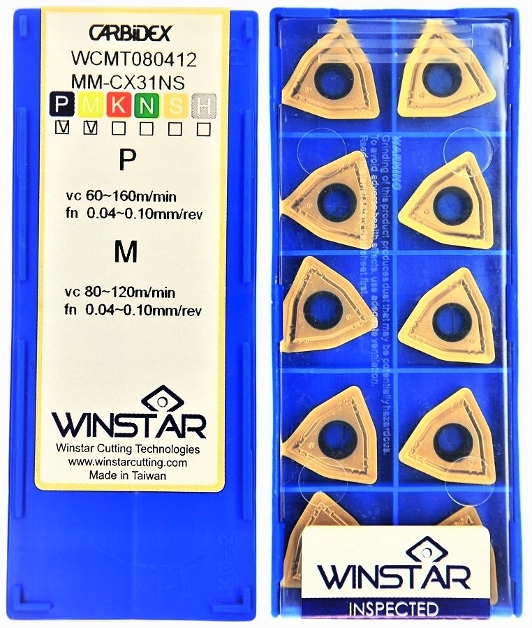 Vrták Widia WCMX WCMT 080412 MM-CX31NS