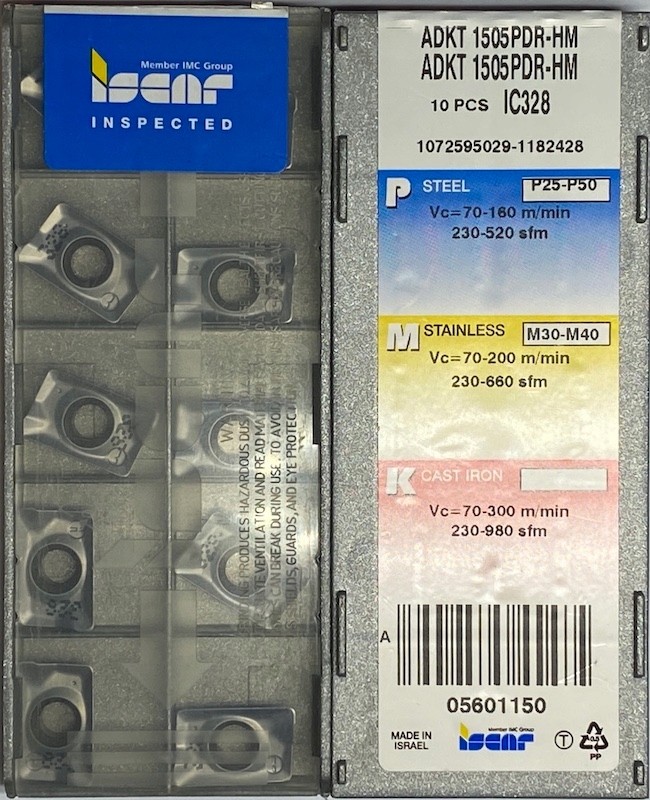 Dosky ADKT 1505PDR HM IC328 ISCAR STAL INOX