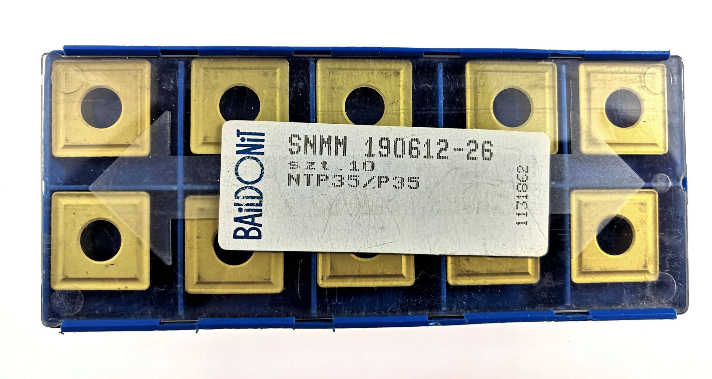 Vložky SNMM 190612-26 NTP35 / II