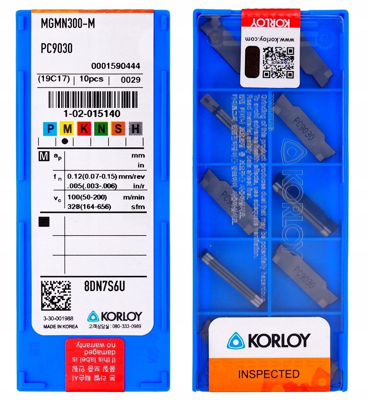 Dosky pre rezačku MGMN 300 M PC9030 KORLOY kys