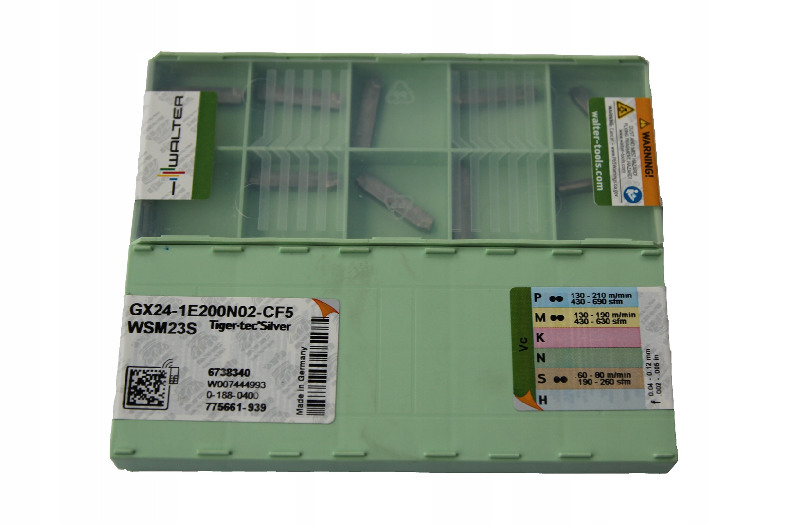 WALTER GX24-1E 200N02-CF5 WSM vymeniteľné doštičky