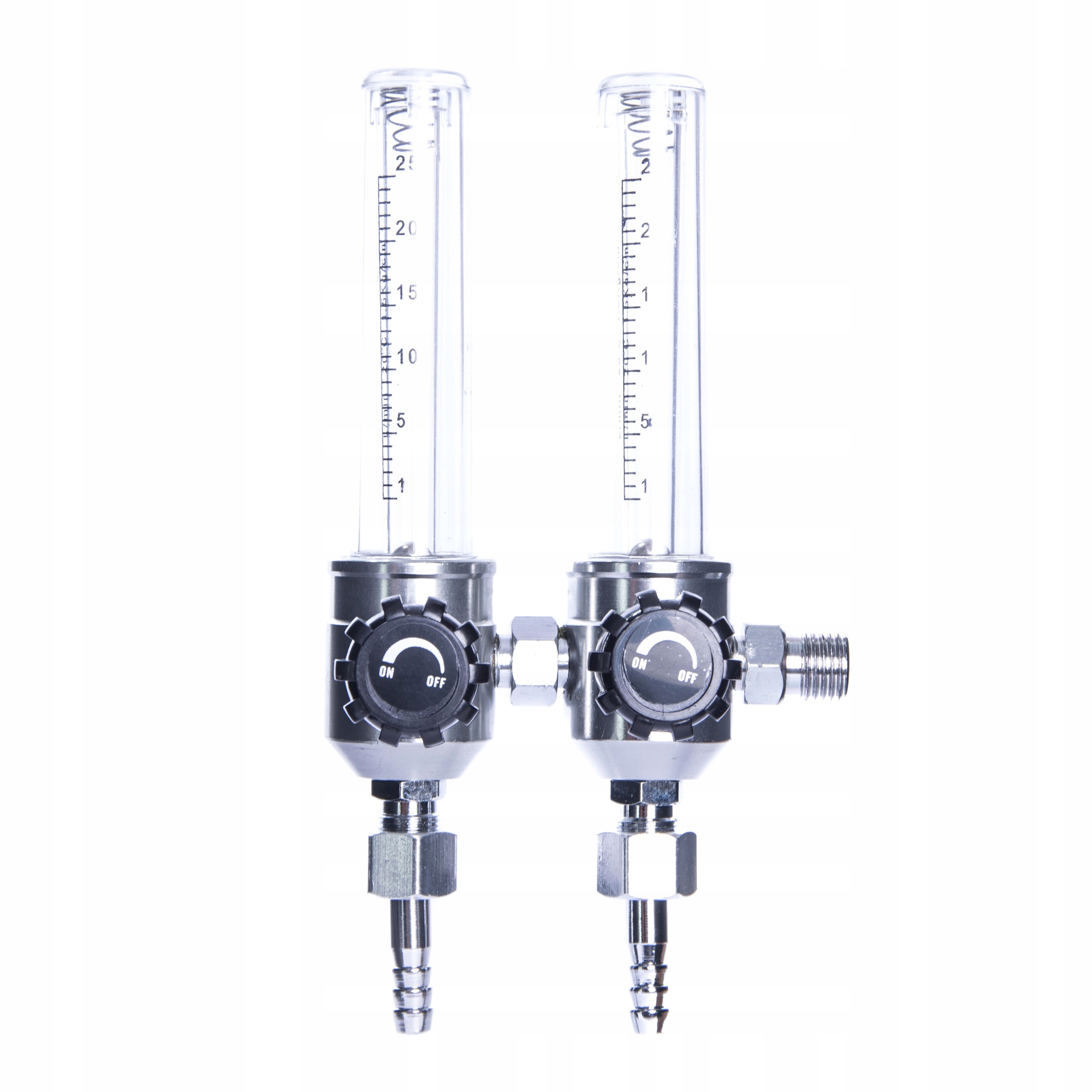Dvojitý rotameter pre redukciu AR / CO2