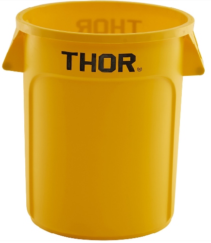 Univerzálny kontajner na odpad 38l žltý THOR