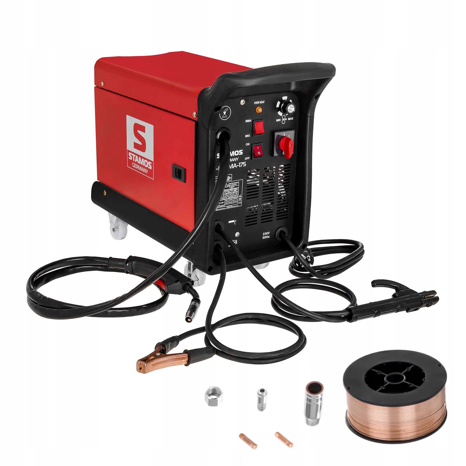 Poloautomatický zvárač IGBT MIG / MAG MMA 175A