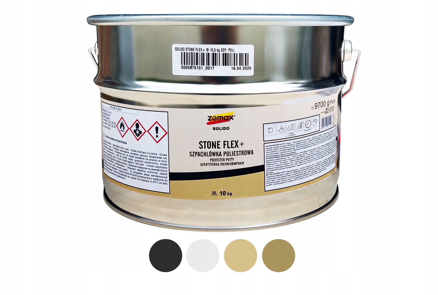 STONE FLEX + stierka z polyesterového kameňa 10 kg