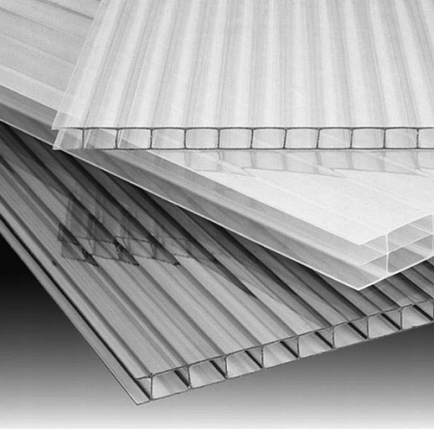 Komorový polykarbonát PC 4 mm bezfarebný plech 2,1 x 6 m