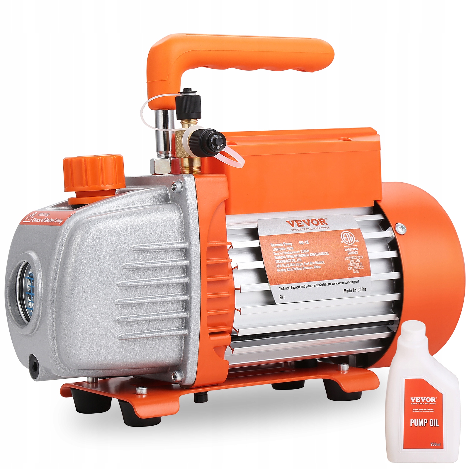 Vevor 3,5CFMLJ 0,25 l 0 bar
