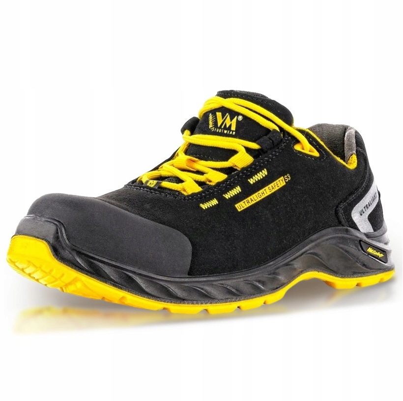 Pracovná obuv VM Footwear California, veľkosť 49 + MICHELIN - nálepka, biela, 8 x 5 cm