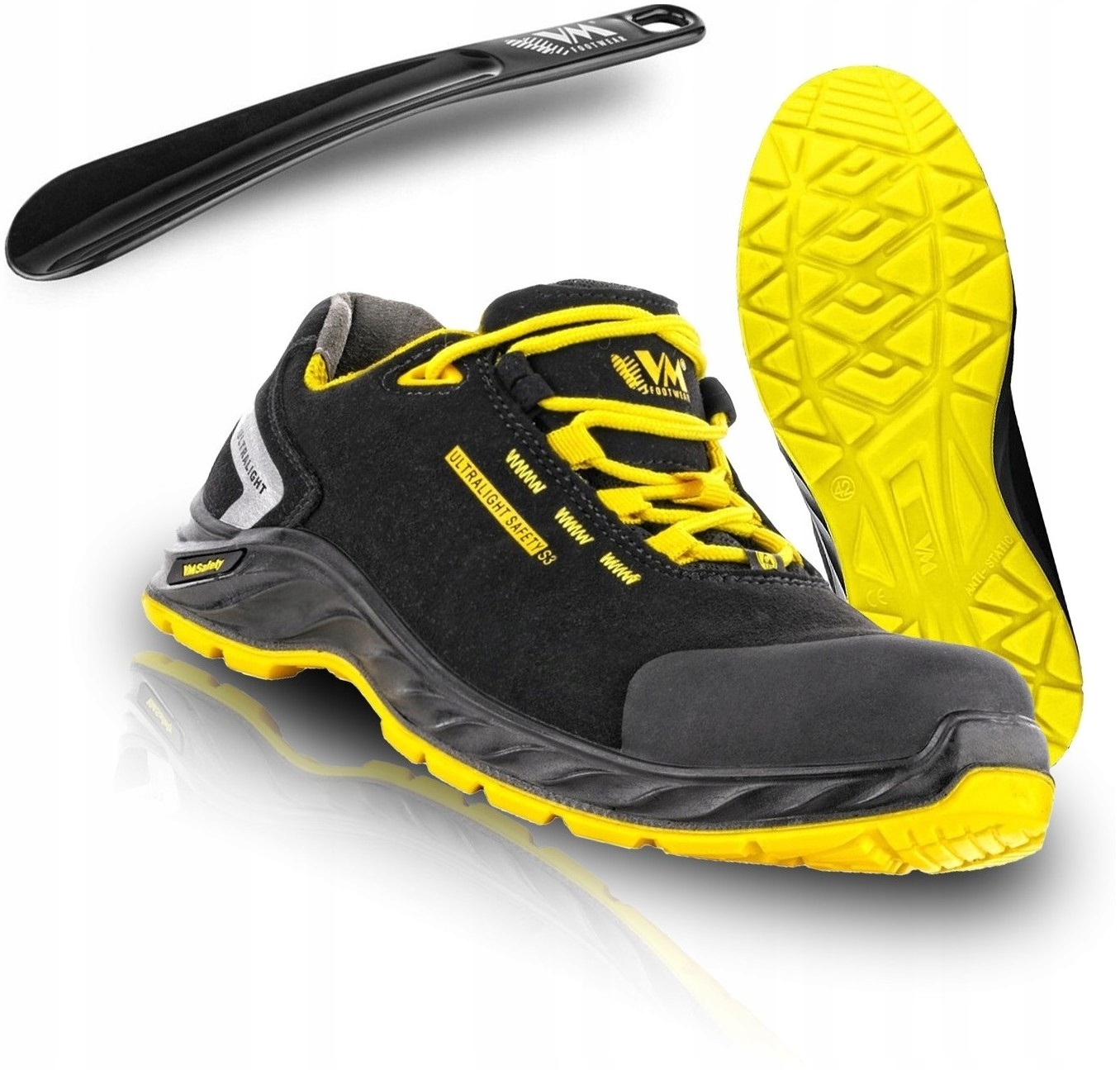 Pracovná obuv poltopánky VM Footwear 2295-S3 ESD VM CALIFORNIA veľkosť 43