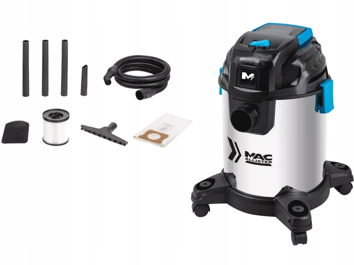 Macallister S/M 1400 W priemyselný vysávač