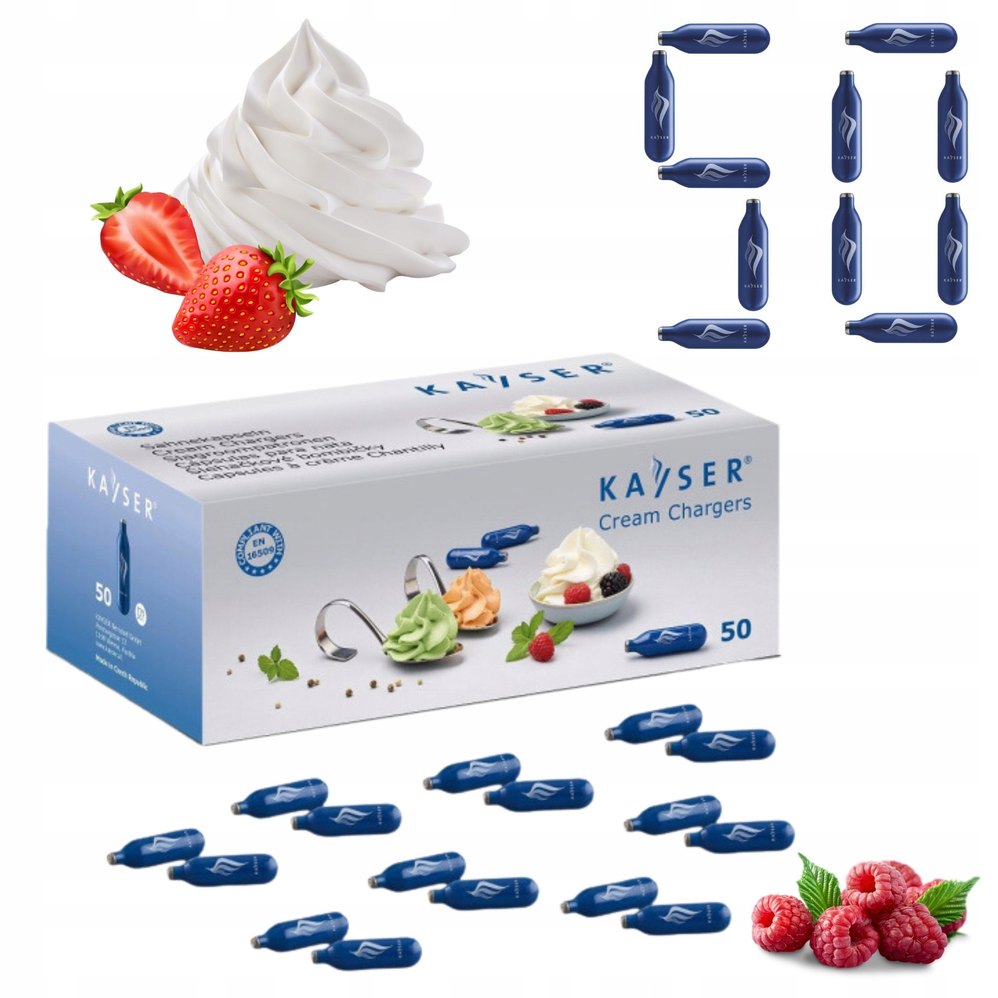 Kayser sifónové kartuše 0,5l 50