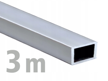 Uzavretý hliníkový profil 30x20x2 eloxovaný 3m