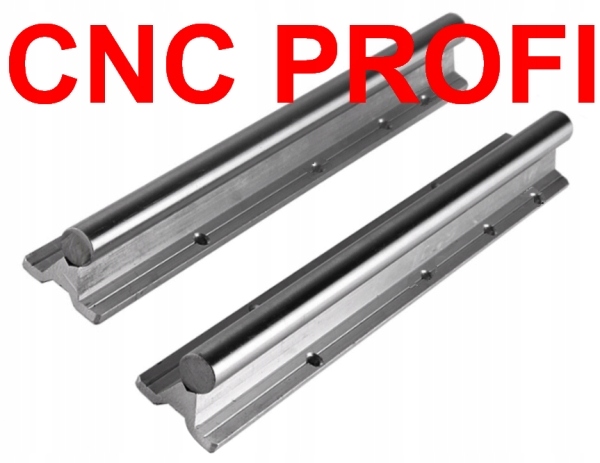 Lineárne vedenie SBR16, hriadeľ uložený na 1600 mm CNC