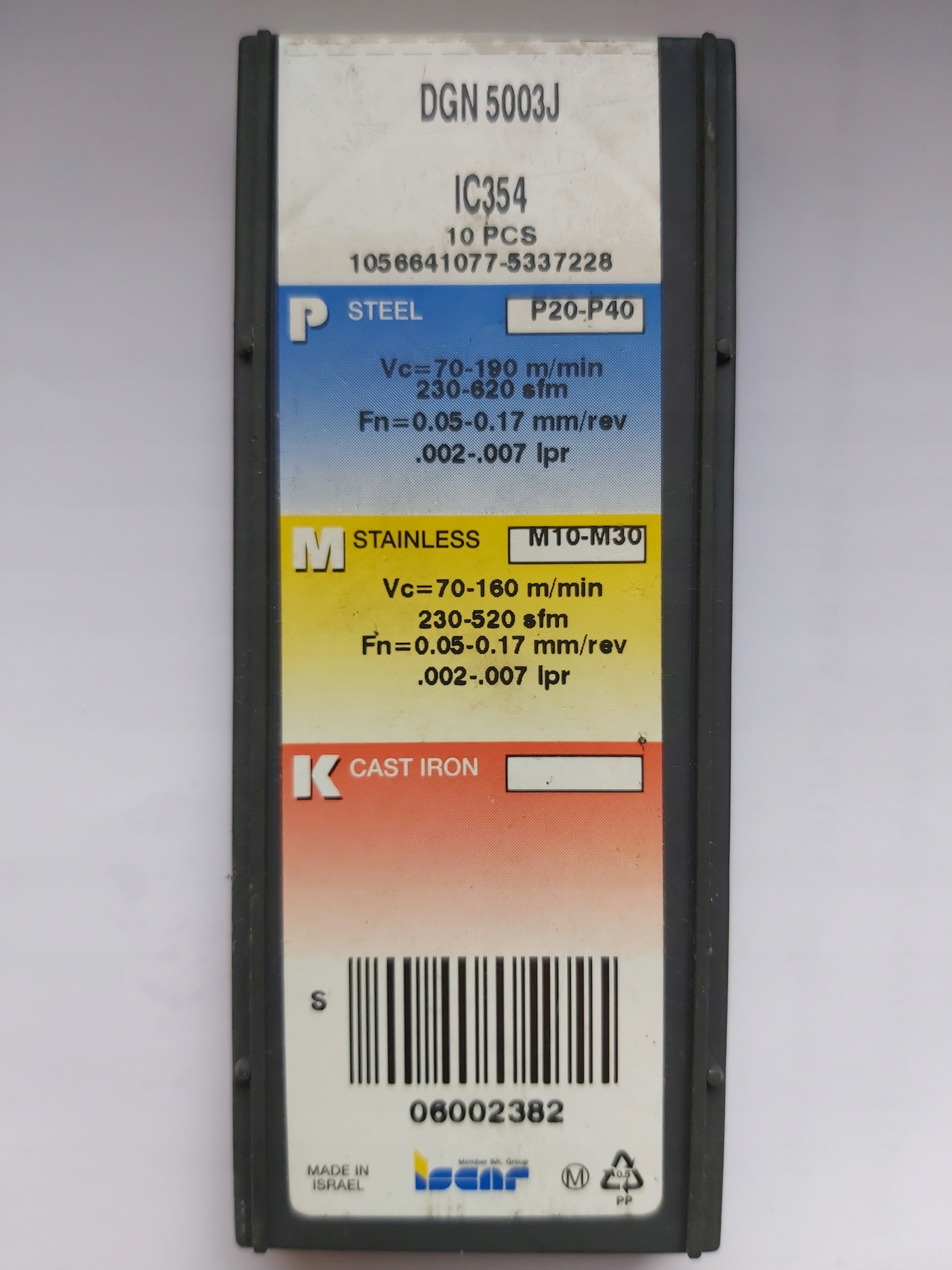 Rezačka DGN 5003J IC354 ISCAR