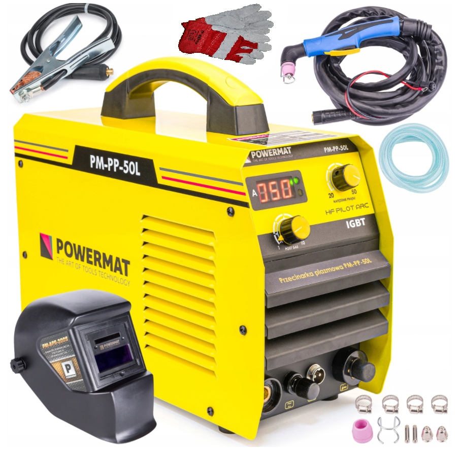 Plazmový rezač Plazma 50A 230V 15mm Sada