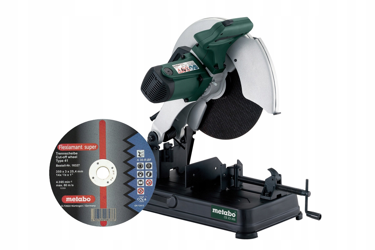 Rezačka na kov Metabo CS 23-355 Set + disky