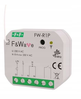 Jednoduché relé FW-R1P, montované do skrinky