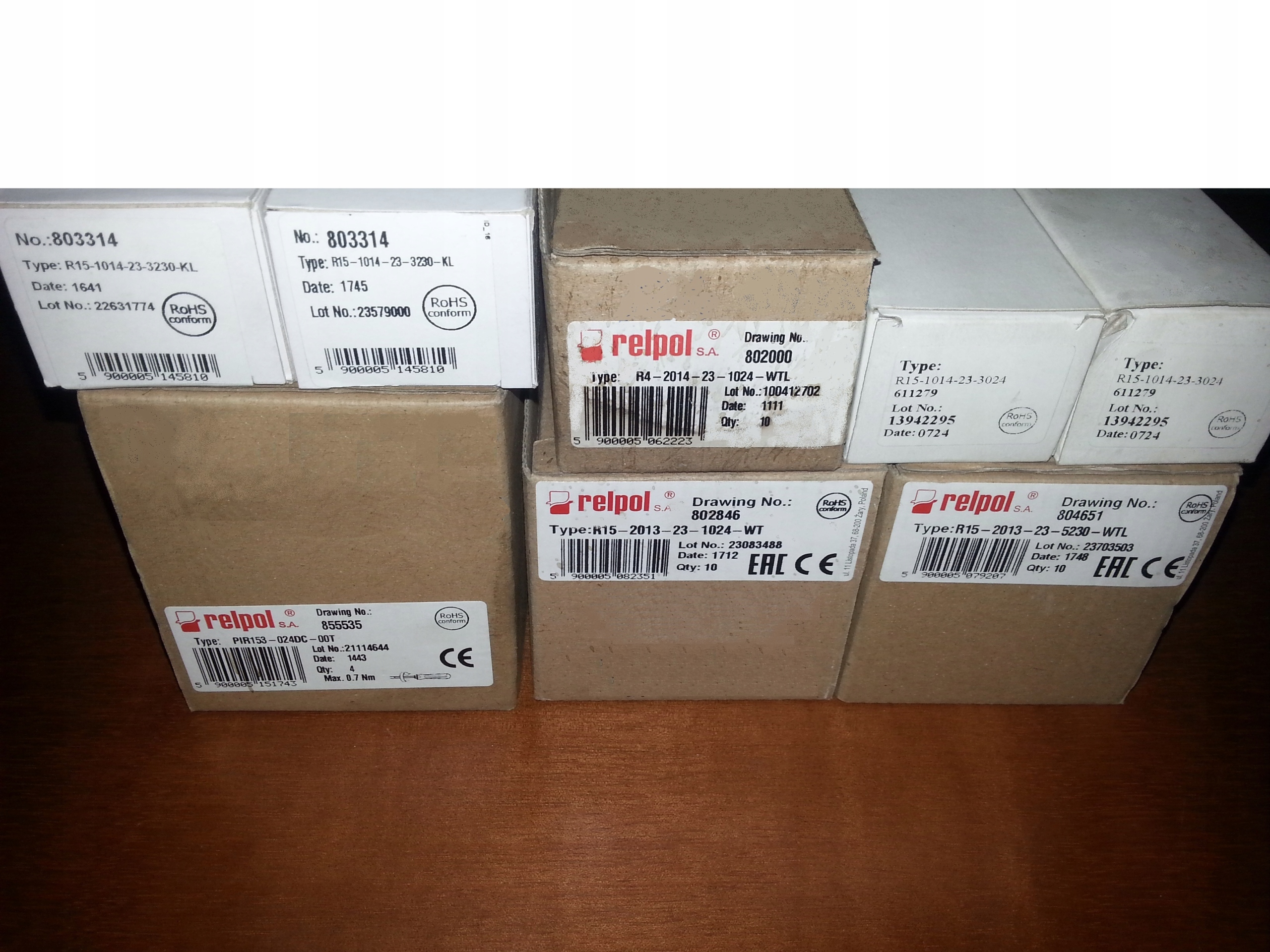 Relé RELPOL TR4N-230AC-14-M 4PDT IP20 príležitosť