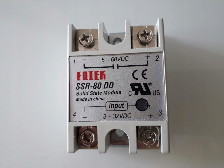 Relé SSR 80A 5-60VDC SSR-80DD DC-DC