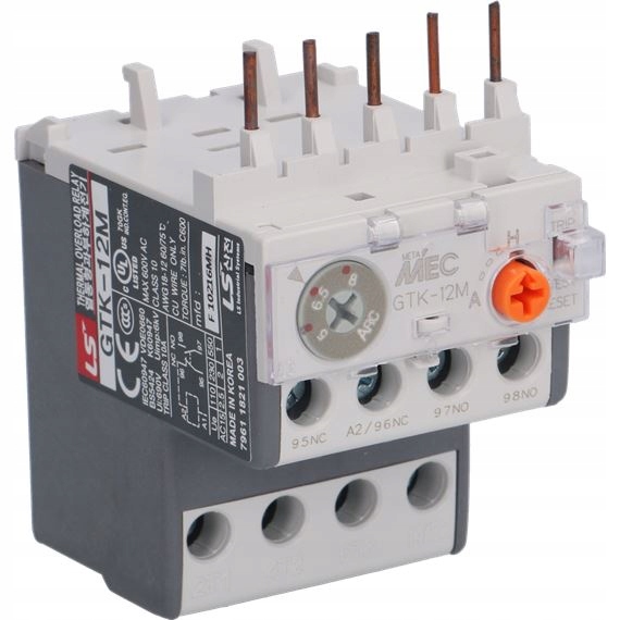 Tepelné relé GTK-12M od 0,1 do 16A GMC