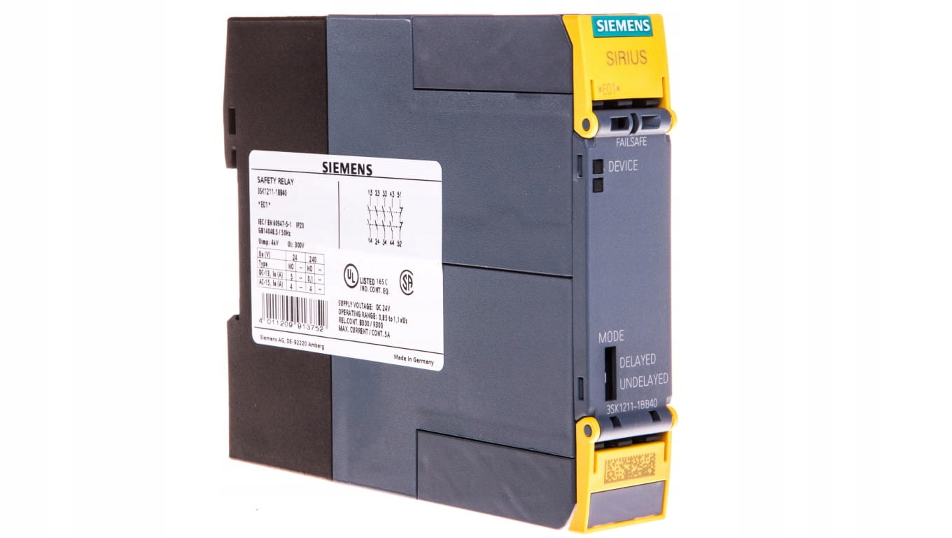 Bezpečnostné relé 4Z 1R 24V DC 3SK1211-1BB