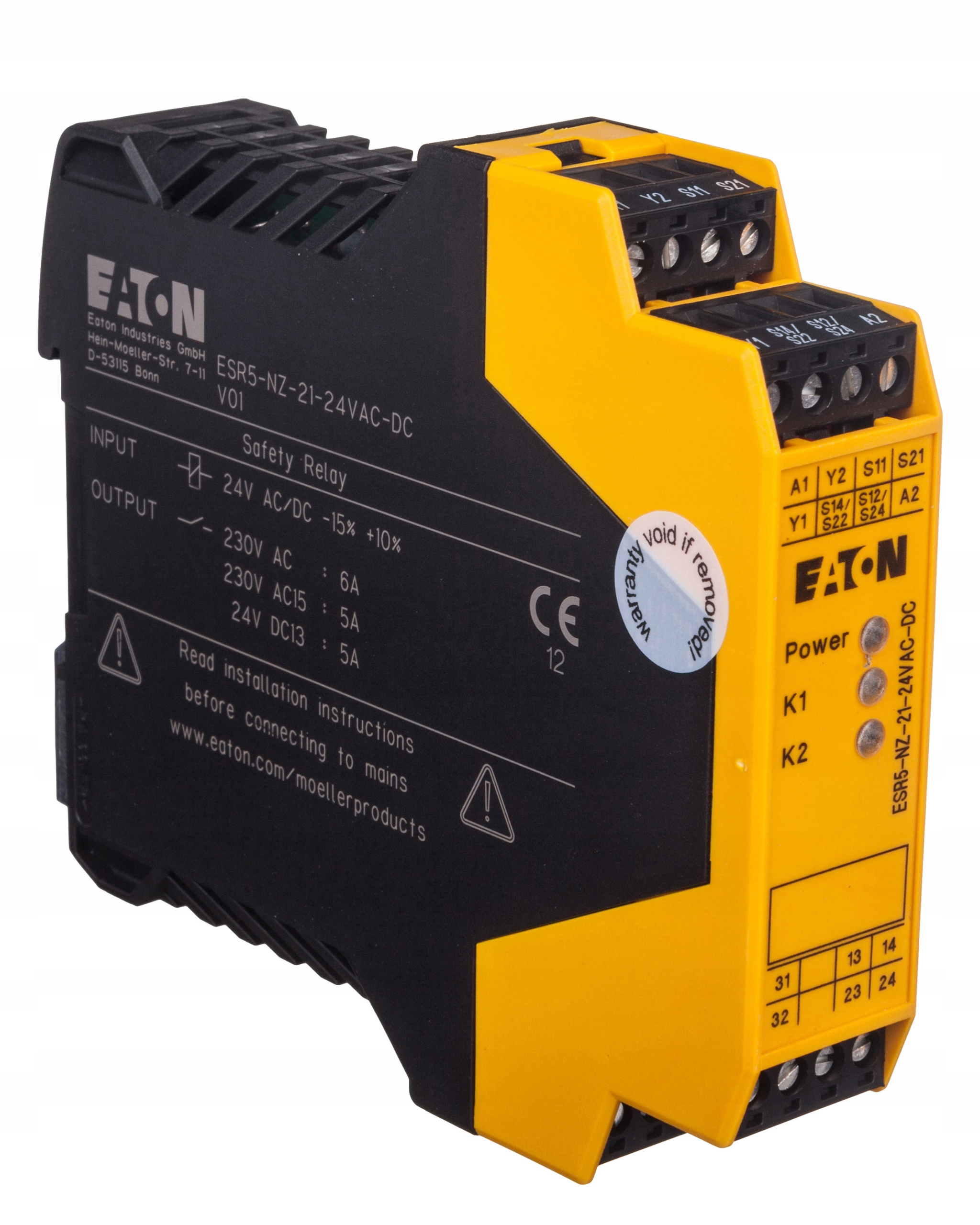 Bezpečnostné relé ESR5-NZ-21-24VAC-DC