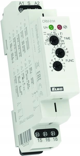 Časové relé 12-240 V AC DC 0,1 s-10 dní 10 t
