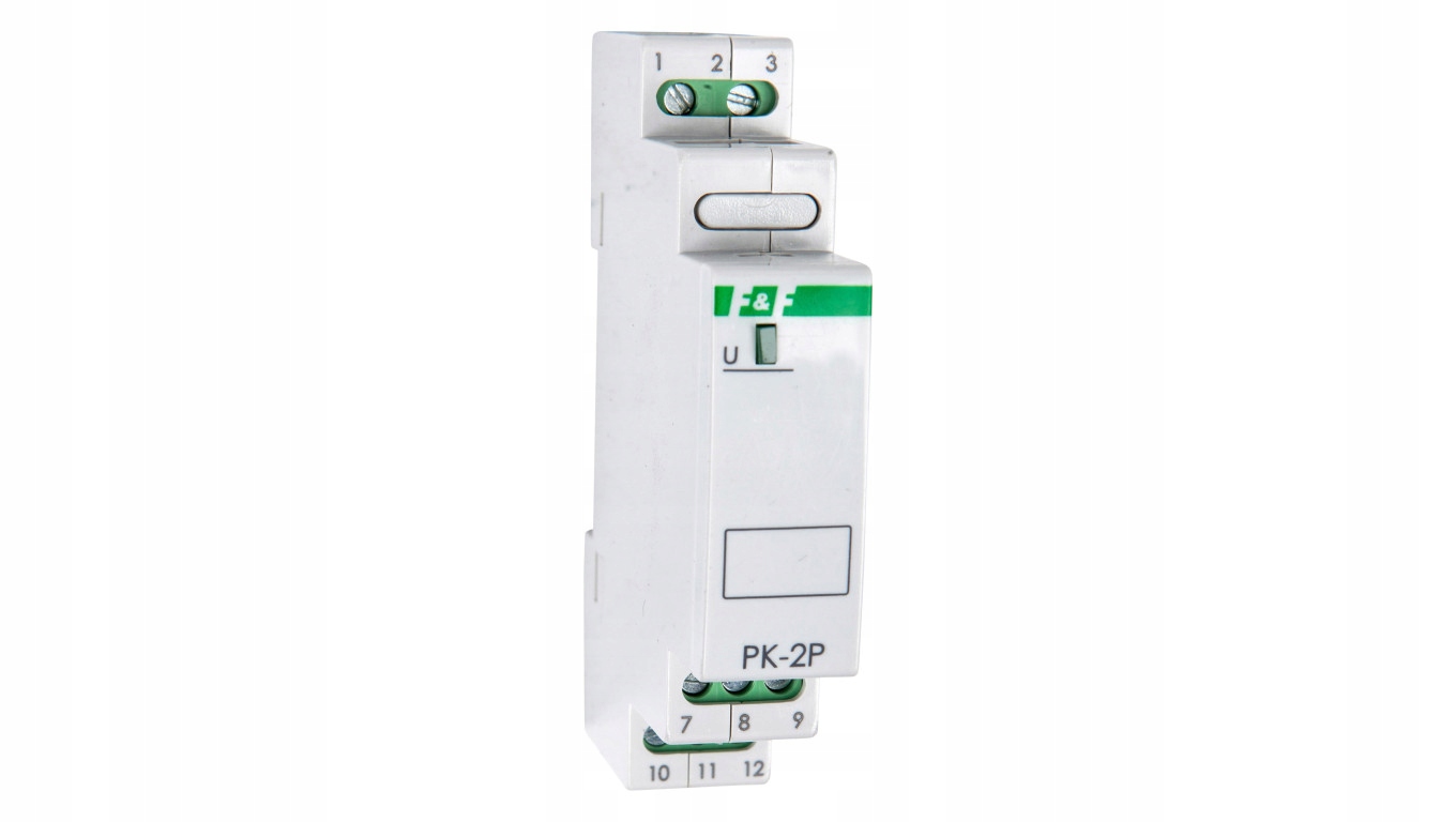 Elektromagnetické relé 2P 8A 12V AC / DC PK-2