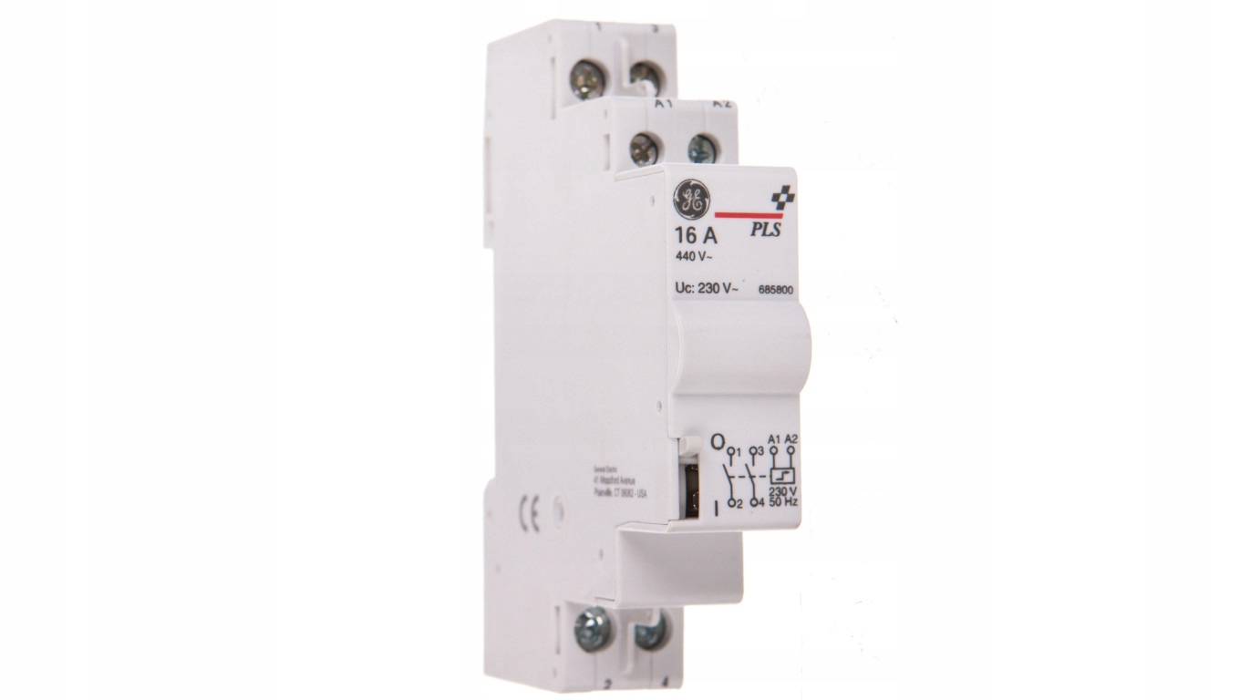 Impulzné relé 16A 2 NO 230V AC / 115V DC PLS + 1