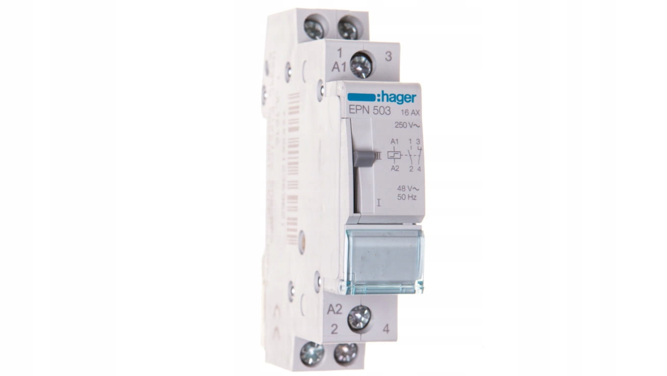 Impulzné relé 16A 48V AC 24V DC 1NO + 1R EPN50