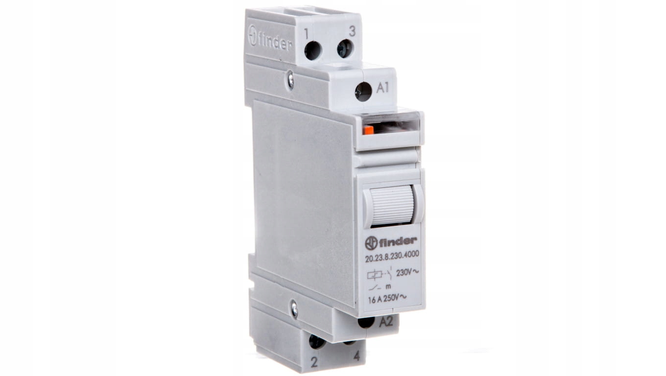 Impulzné relé 1NO 1NC 16A 230V AC AgSnO2 20.2