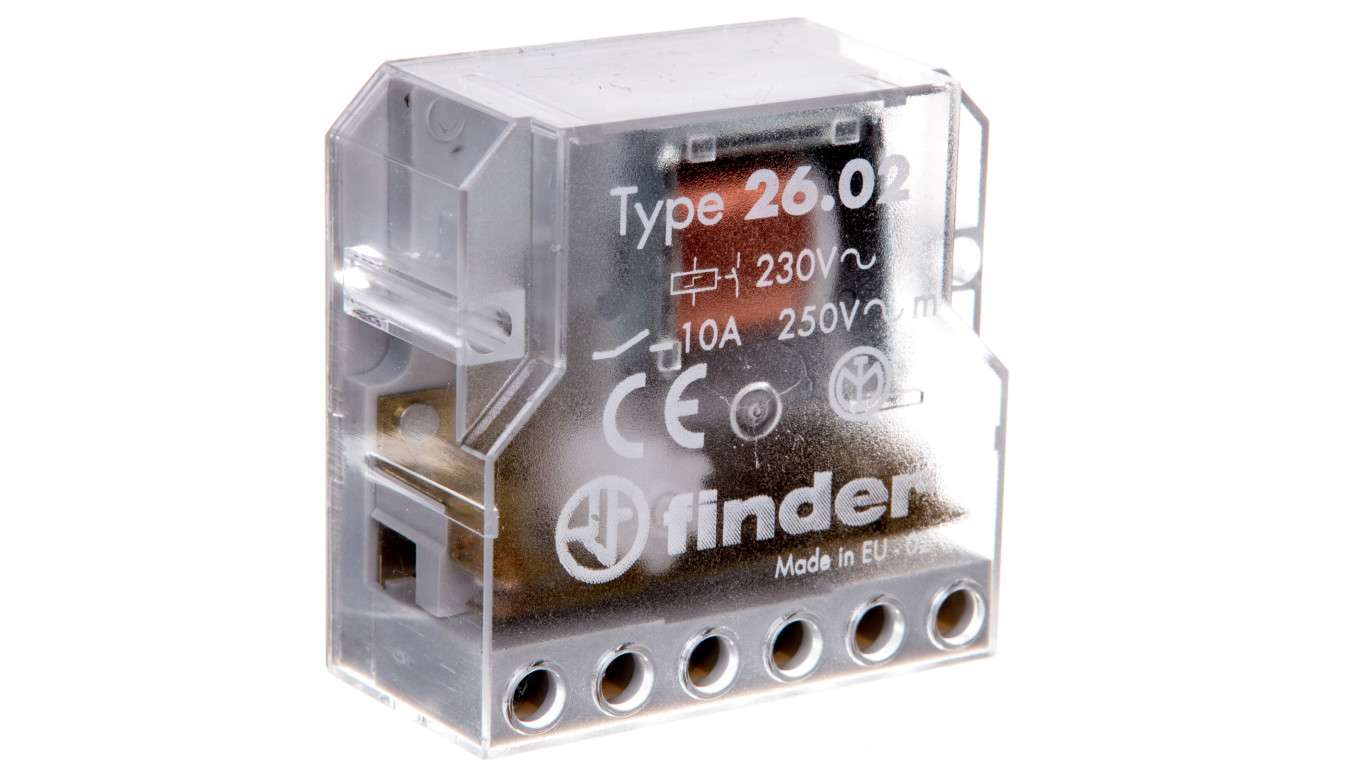 Impulzné relé 2 NO 10A 230V AC 26.02.8.230.00