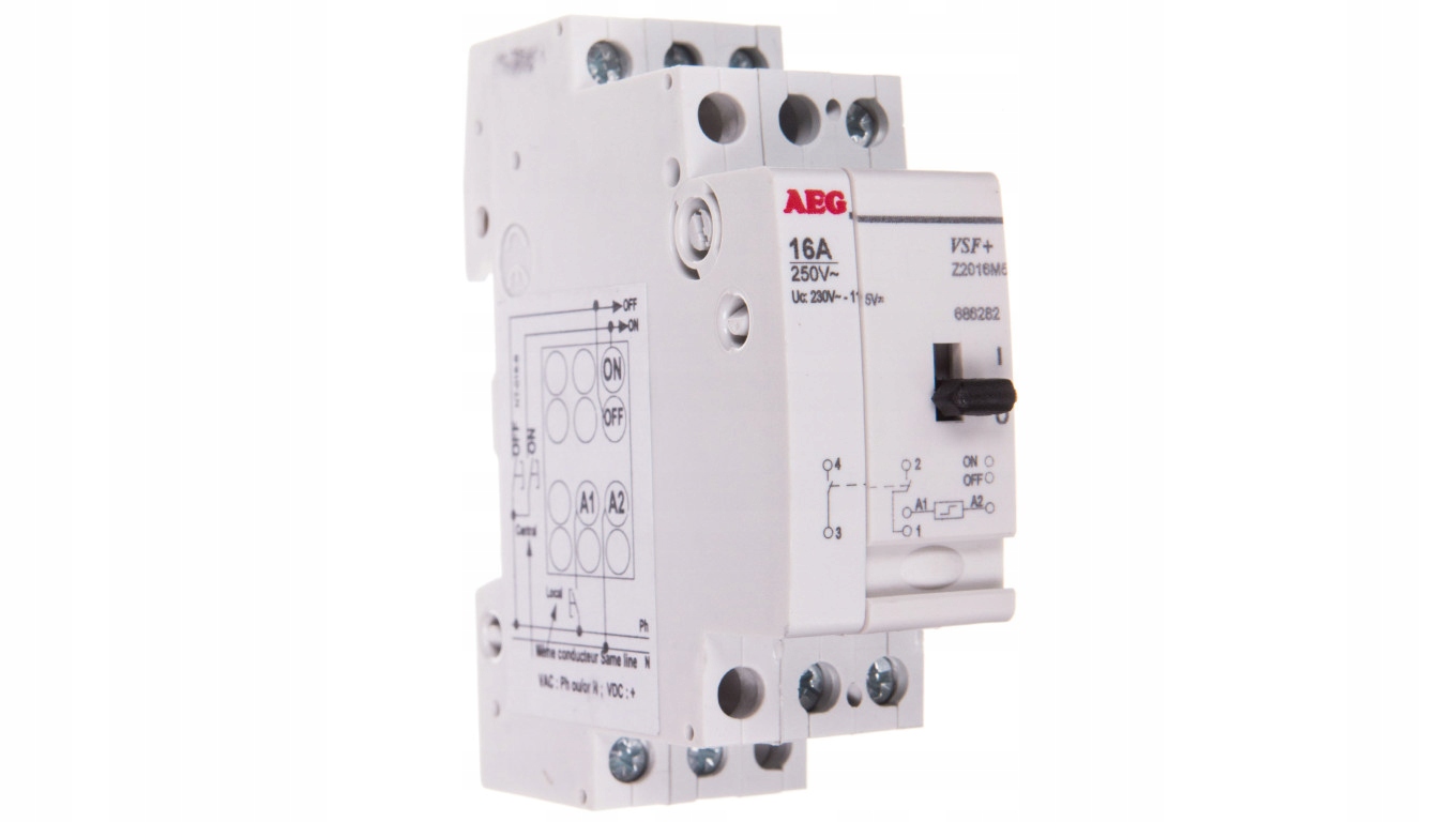 Skupinové impulzné relé 16A 230VAC / 115VDC 2 NO