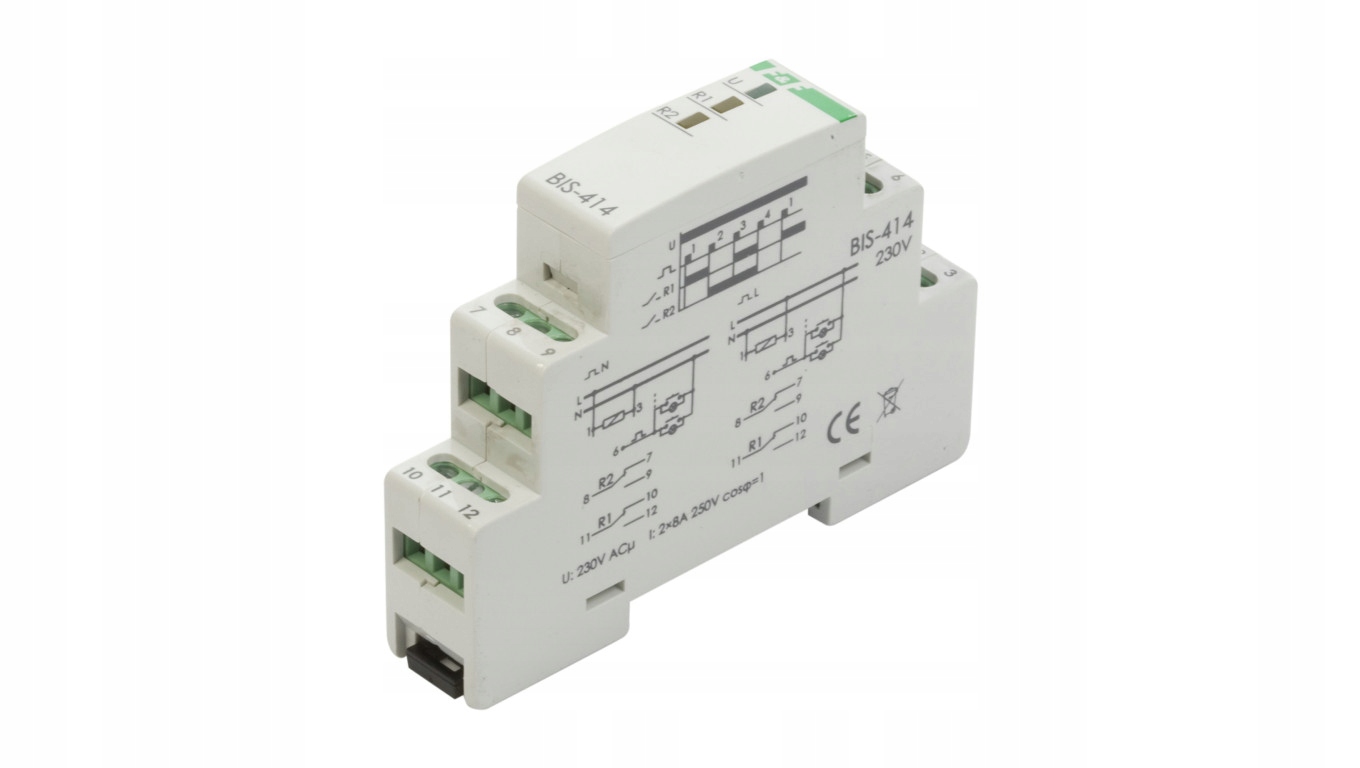 Sekvenčné impulzné relé 8A 230V AC 2P BIS