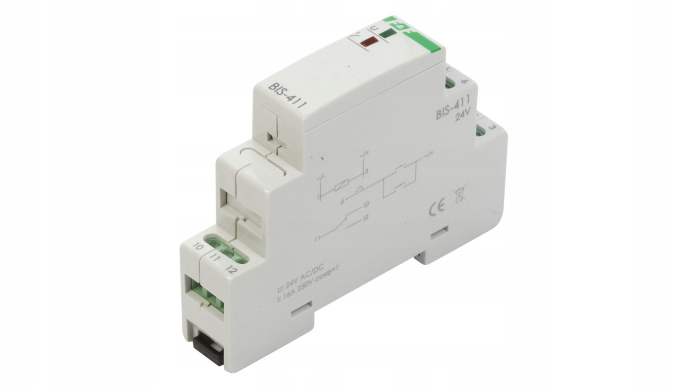Impulzné relé zapnuté-vypnuté 16A 24V AC / DC 1P