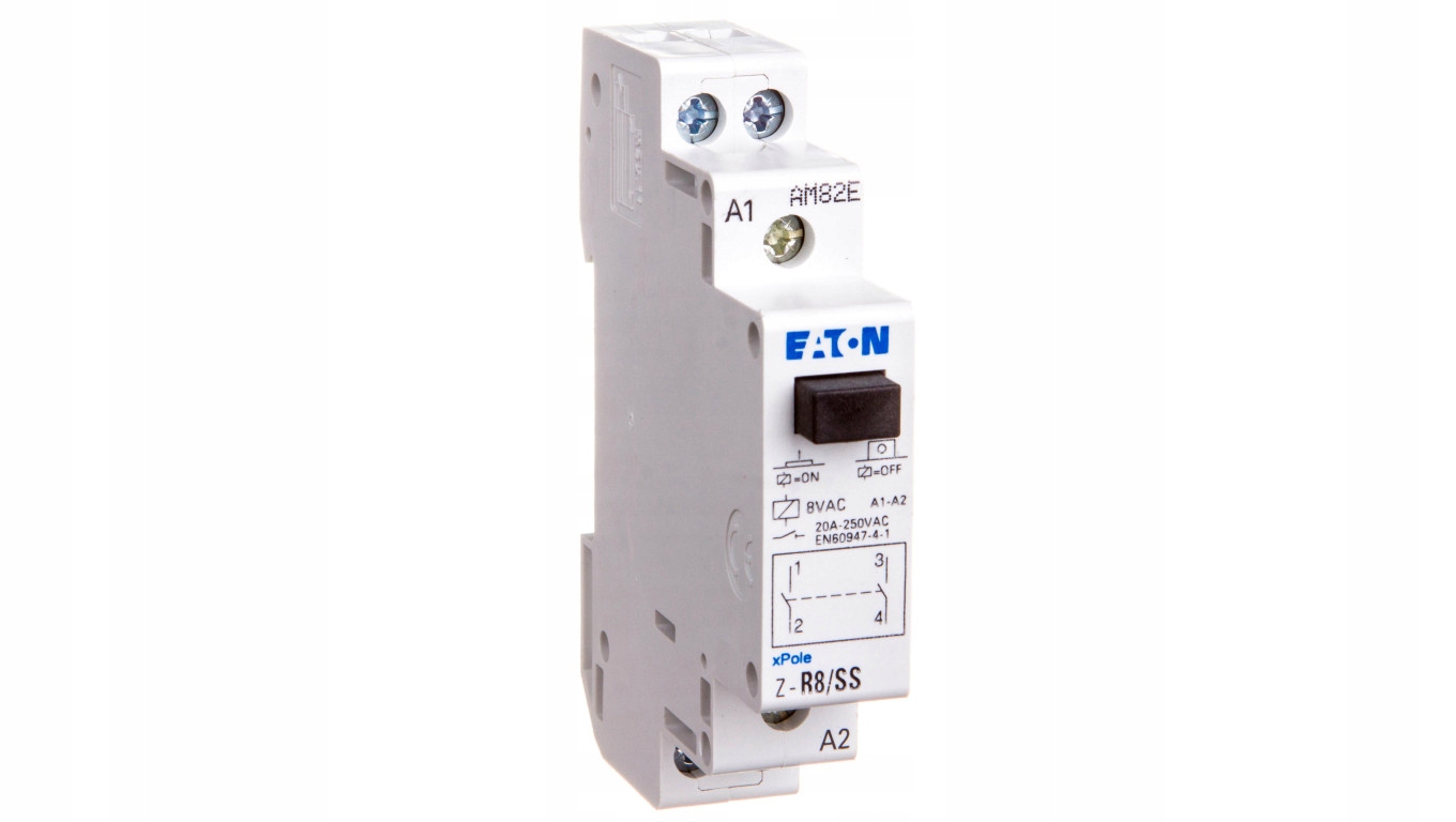 Inštalačné relé 20A 2NO 8V AC Z-R8 / SS 26517