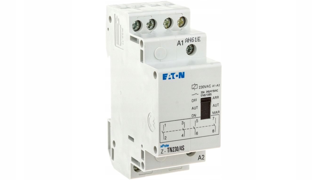 Inštalačné relé 20A 4Z 230V AC Z-TN230 / 4S
