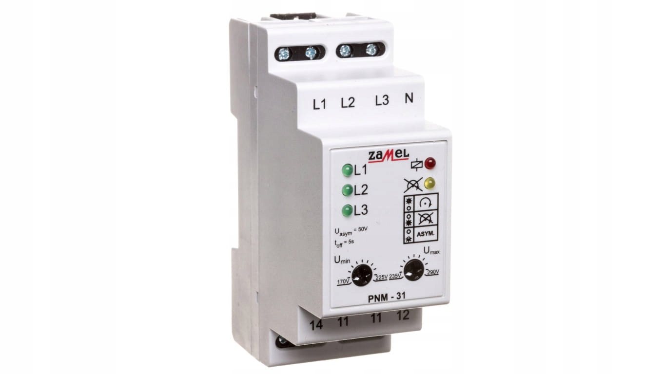 PNM-31 3-fázové napäťové relé 230 / 400V AC